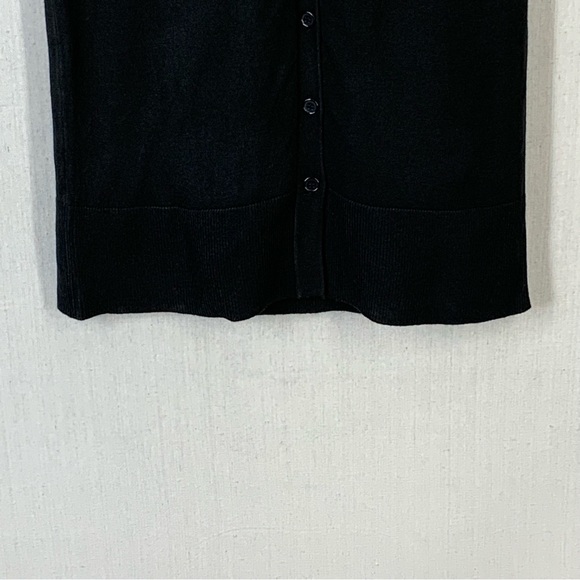 Modcloth~NWT~Women's Charter School Full Button Front Black Sweater‎ Dress~Sz S - Picture 6 of 14
